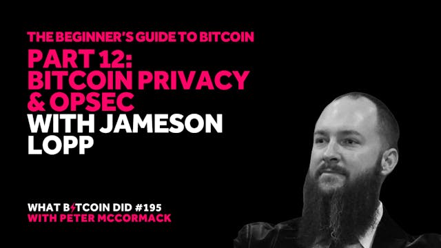 Jameson Lopp Bitcoin Opsec
