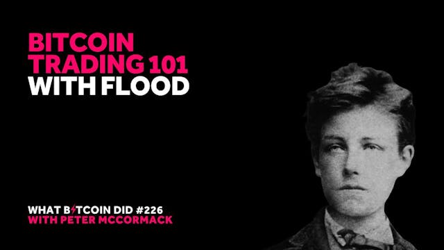 Flood Peter McCormack Bitcoin Trading